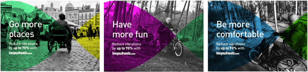 Loopwheels Go places | Have fun | Be comfy