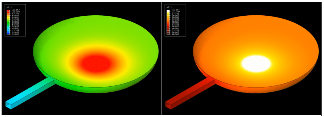 abaqus colormapping frying pan