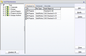 smarteam system menu